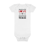 Made With Love in Houston, Texas Baby Onesie