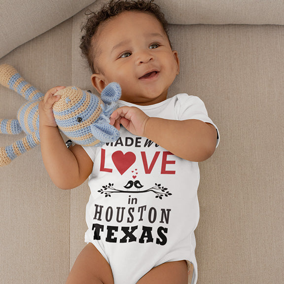 With Love Texas Baby Onesie With Love Texas Baby Onesie